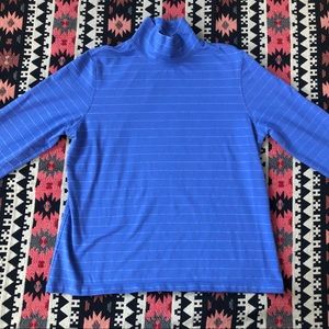 Talbots Blue Turtleneck